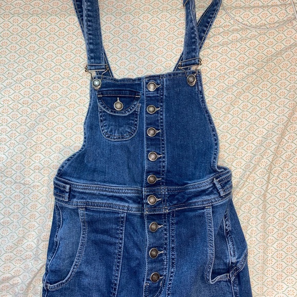 Free People bell bottom overalls - Picture 1 of 3